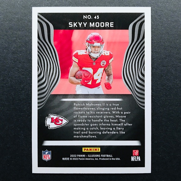Skyy Moore RC - 2022 Panini Illusions Retail #45 - Picture 2 of 2
